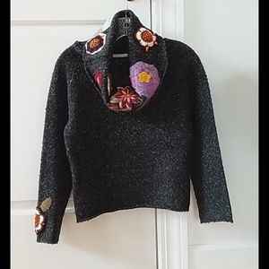 Applique sweater